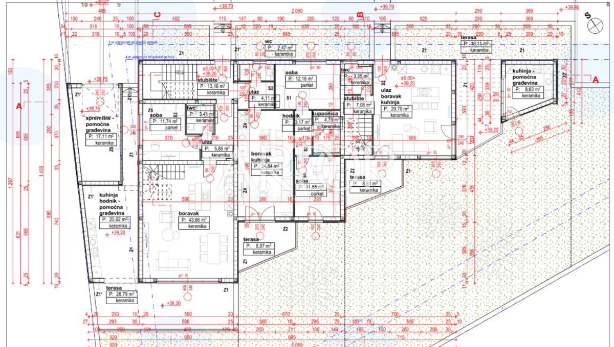 Appartamento Povile, Novi Vinodolski, 76,79m2