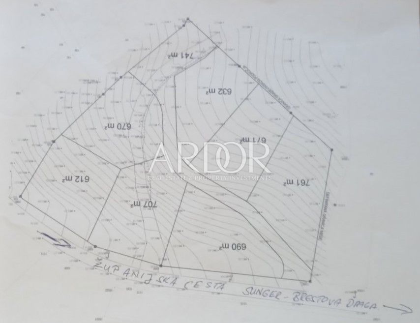 Terreno Sunger, Mrkopalj, 670m2