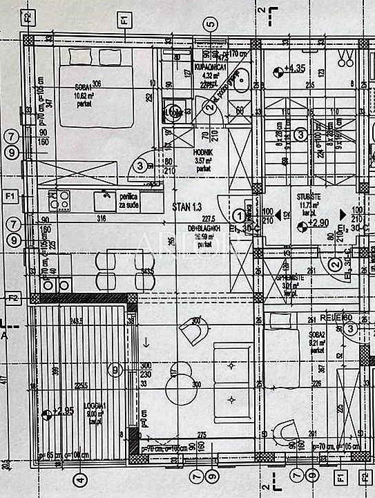 Appartamento Cres, 87m2