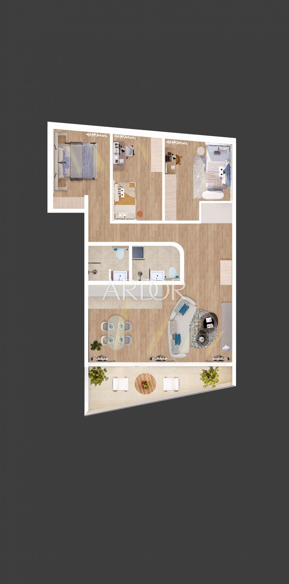 Appartamento Kantrida, Rijeka, 118,29m2