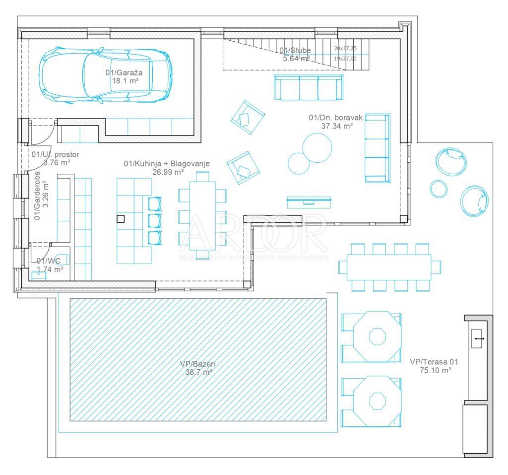Villa Zadar, 411m2