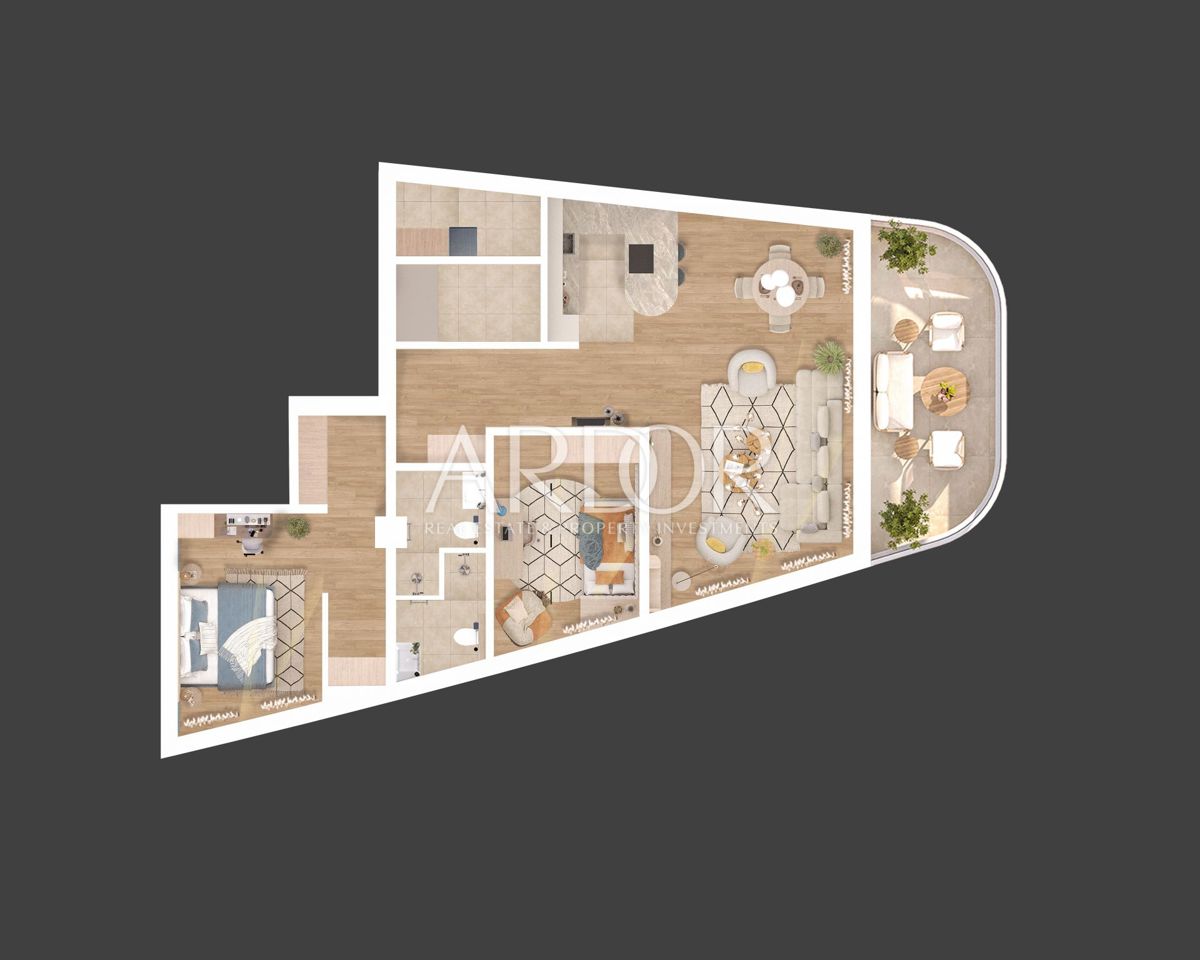 Appartamento Kantrida, Rijeka, 118,29m2