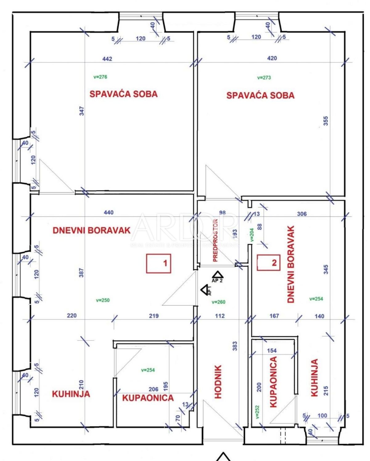 Appartamento Centar, Rijeka, 82m2