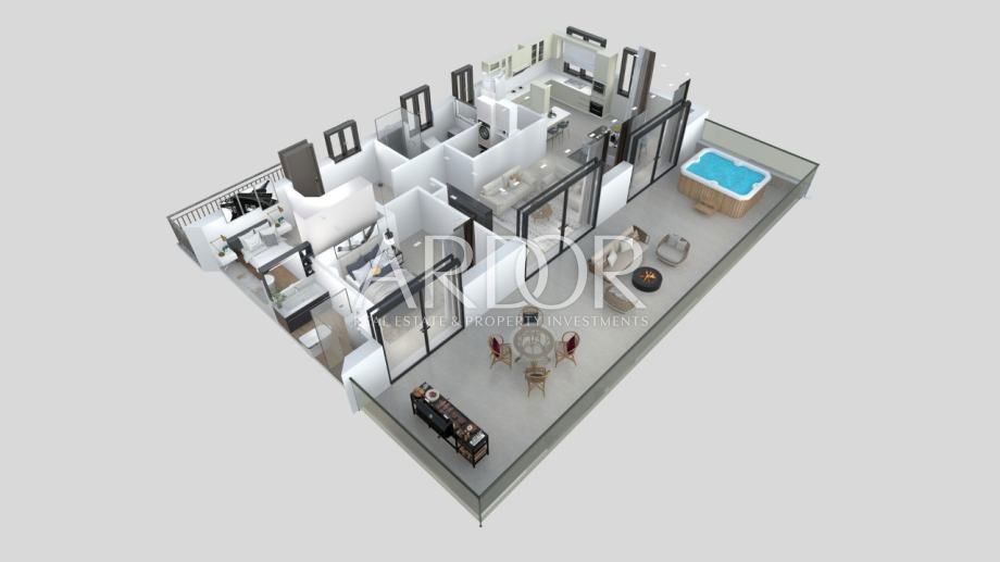 Appartamento Banjol, Rab, 134m2