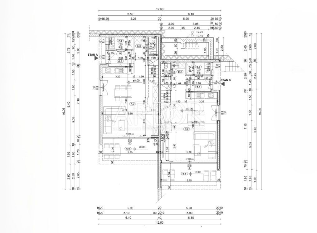 Appartamento Liganj, Lovran, 140m2