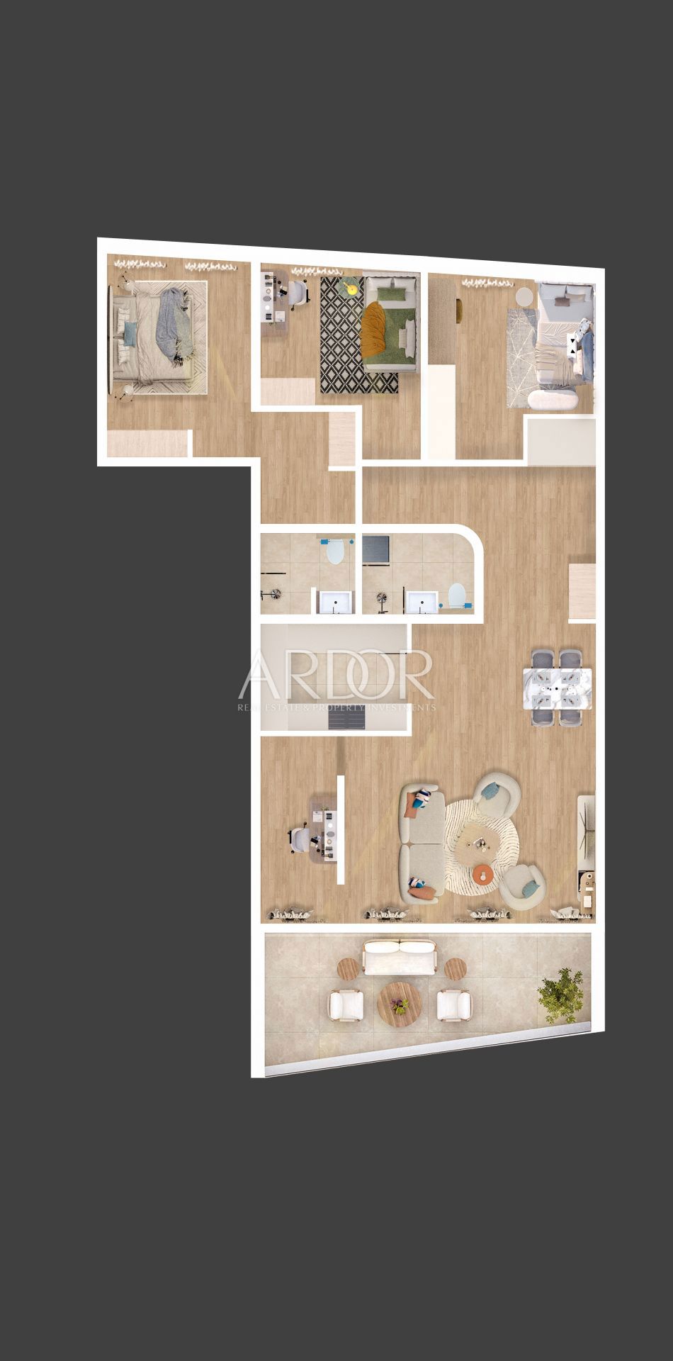 Appartamento Kantrida, Rijeka, 118,29m2