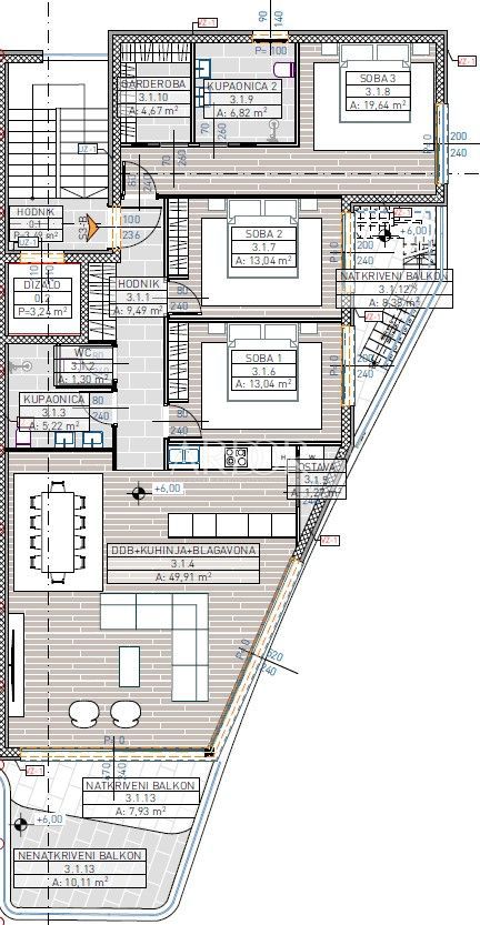 Appartamento Lovran, 180m2