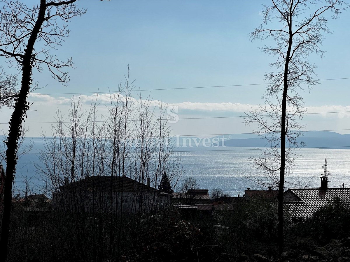 ABBAZIA - MATULJI, terreno edificabile con vista mare