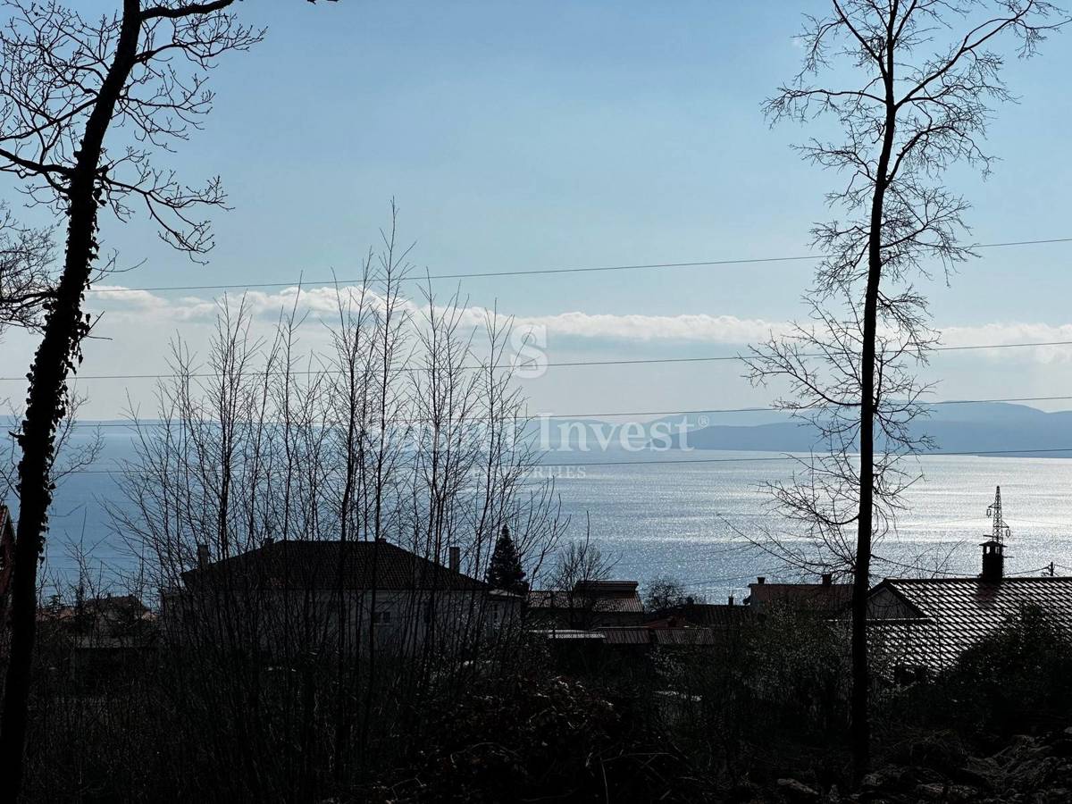 ABBAZIA - MATULJI, terreno edificabile con vista mare