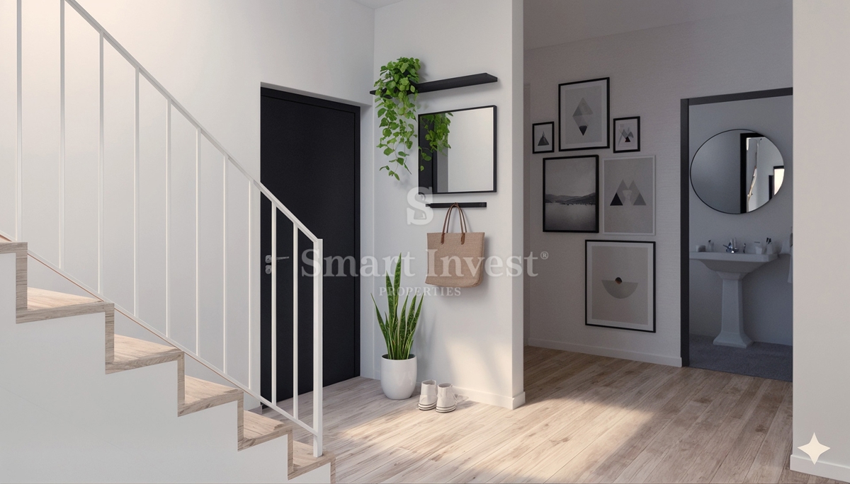 LOVRAN, terreno con permesso di costruire per una casa, vista mare