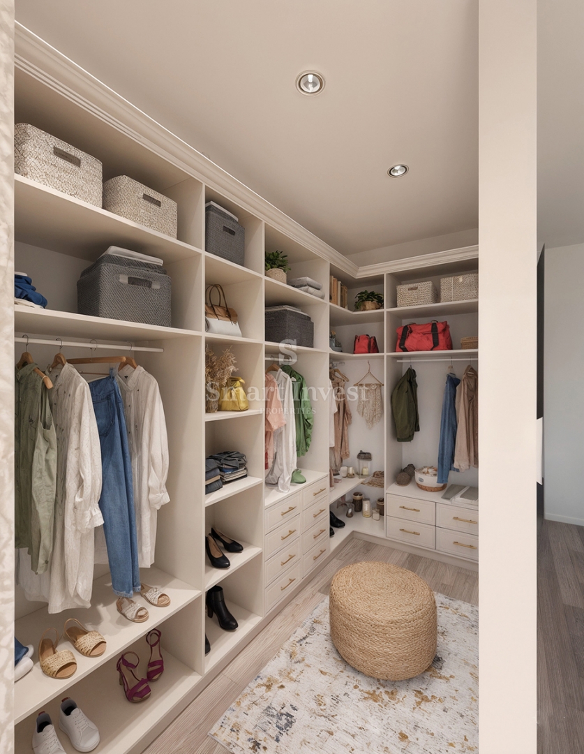 LOVRAN, terreno con permesso di costruire per una casa, vista mare