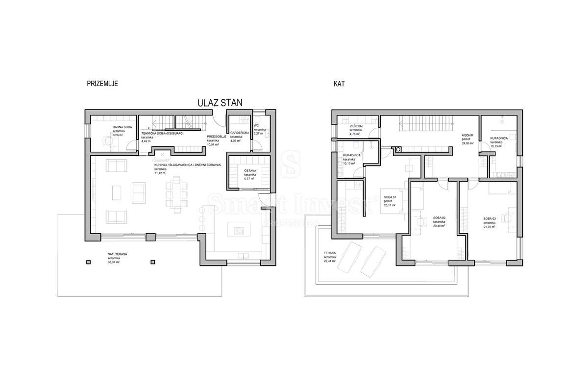 LOVRAN, terreno con permesso di costruire per una casa, vista mare