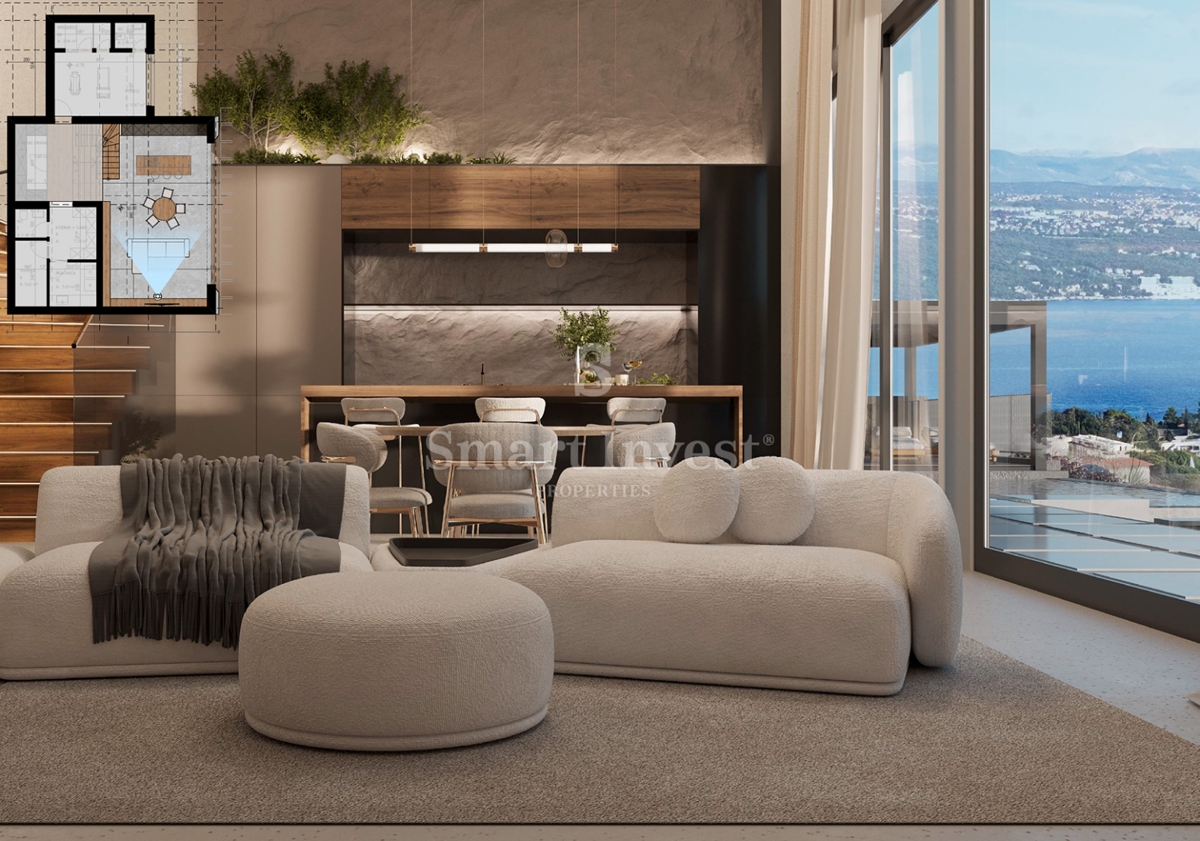 ABBAZIA, villa esclusiva con piscina riscaldata vicino al mare e al centro di Abbazia