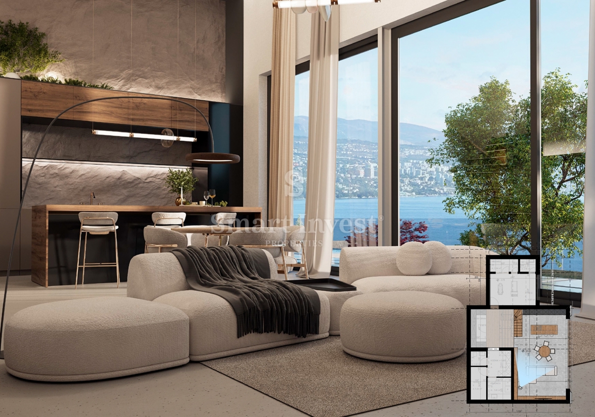 ABBAZIA, villa esclusiva con piscina riscaldata vicino al mare e al centro di Abbazia