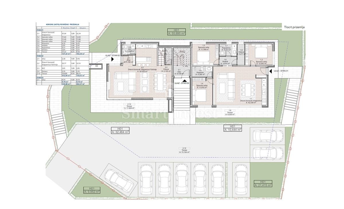 Terreno Jurdani, Matulji, 829m2