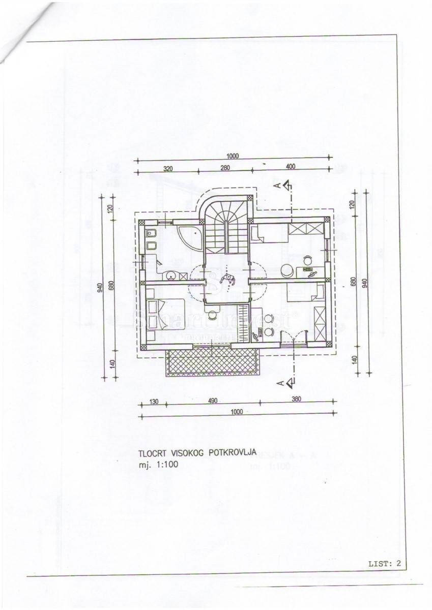 ABBAZIA - RUKAVAC, Terreno di 1117 m2 con permesso di costruzione per la casa, in vendita