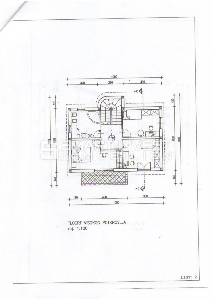 ABBAZIA - RUKAVAC, Terreno di 1117 m2 con permesso di costruzione per la casa, in vendita