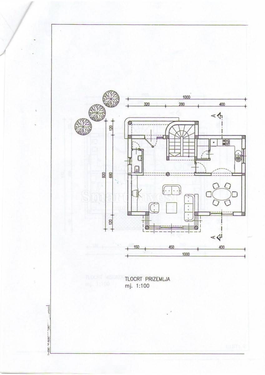 ABBAZIA - RUKAVAC, Terreno di 1117 m2 con permesso di costruzione per la casa, in vendita