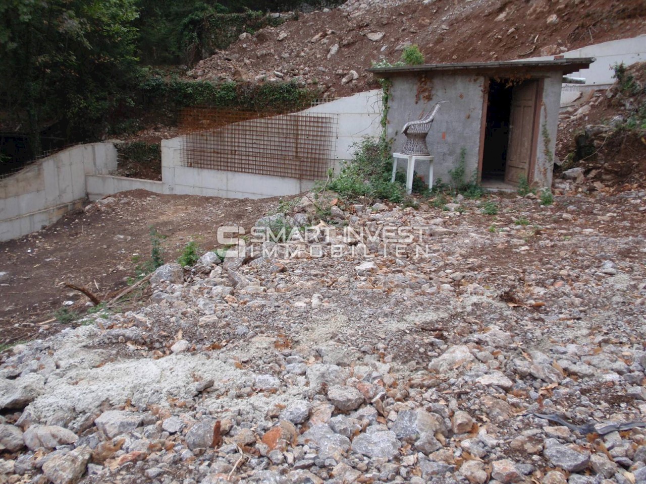 ABBAZIA - RUKAVAC, Terreno di 1117 m2 con permesso di costruzione per la casa, in vendita