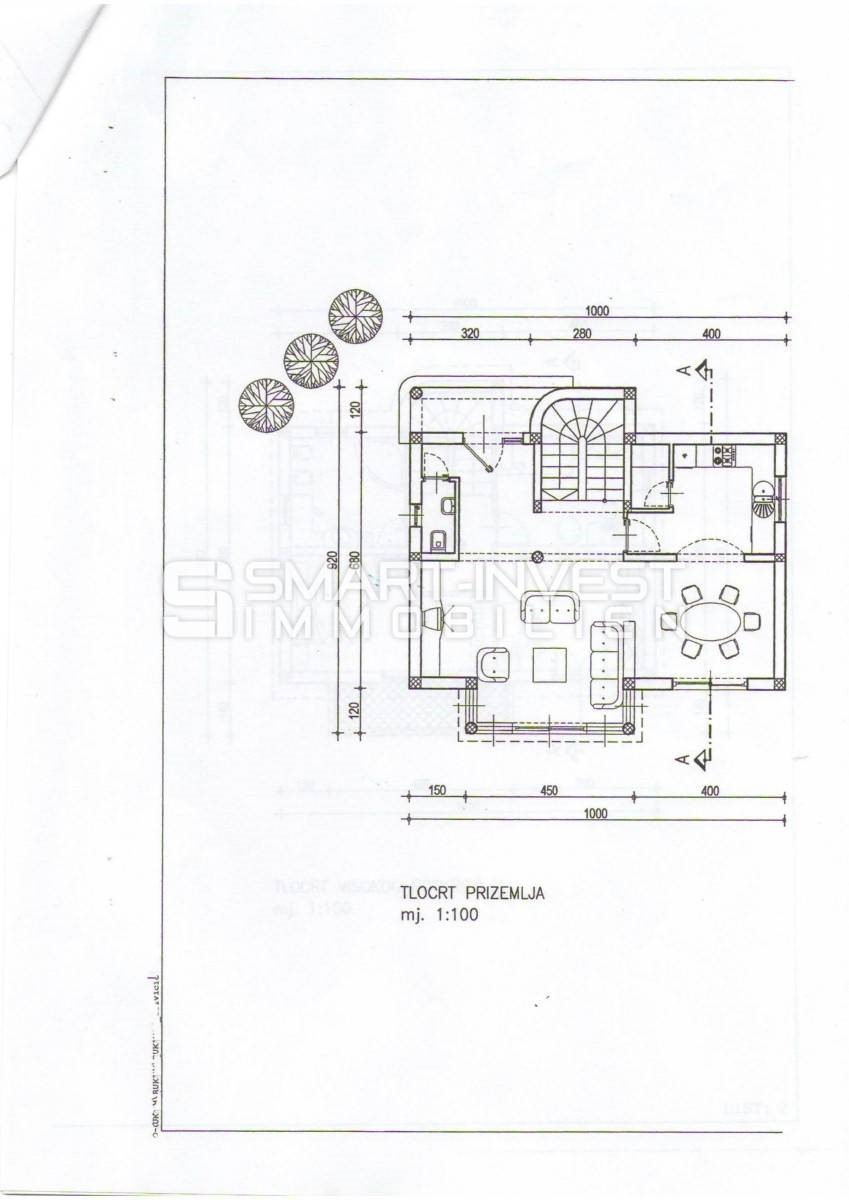 ABBAZIA - RUKAVAC, Terreno di 1117 m2 con permesso di costruzione per la casa, in vendita