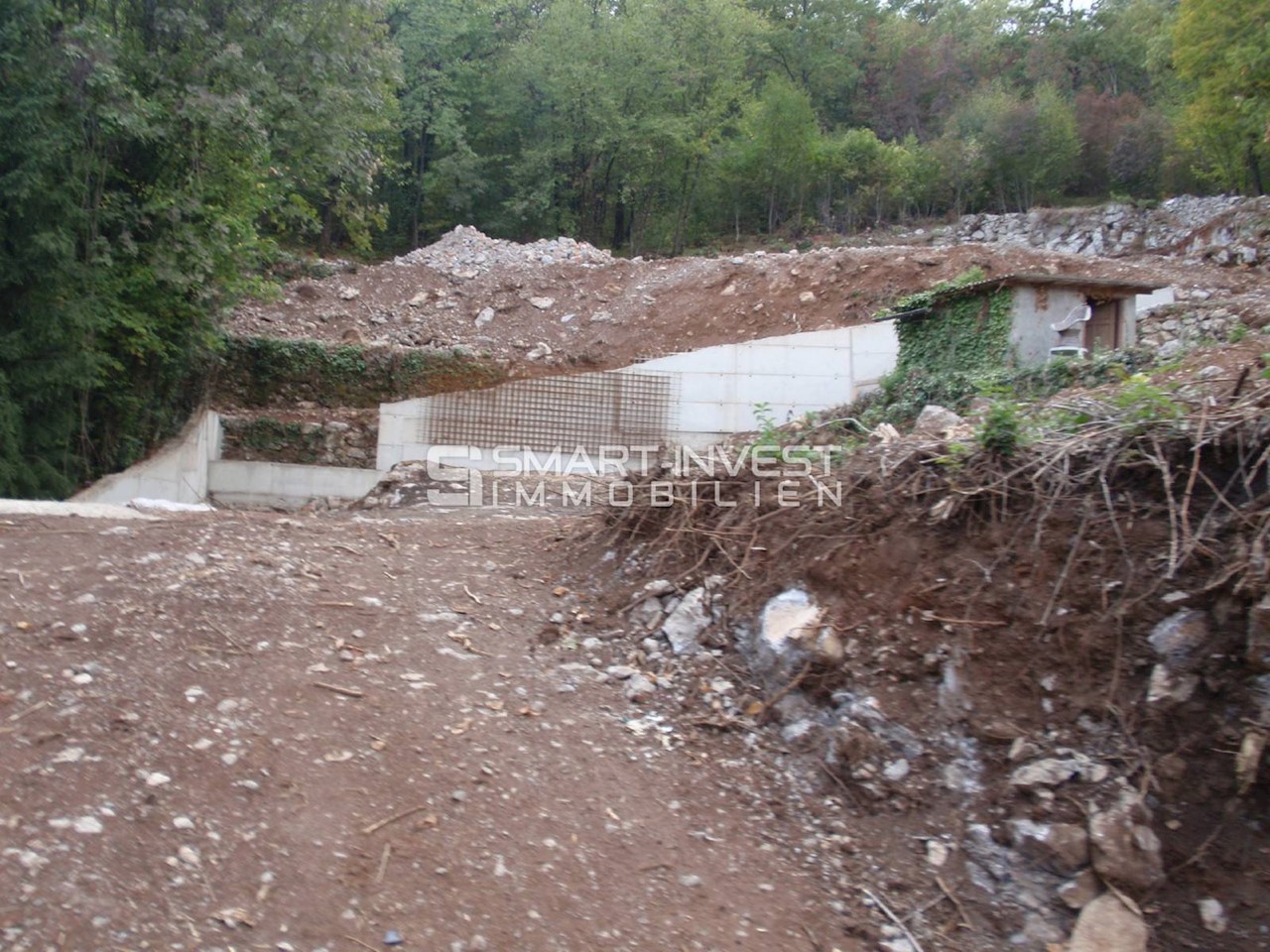 ABBAZIA - RUKAVAC, Terreno di 1117 m2 con permesso di costruzione per la casa, in vendita