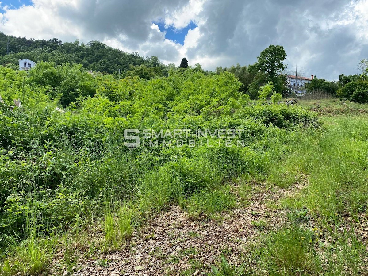 LOVRAN, Land plot of 9847 m2 with building permit and sea view