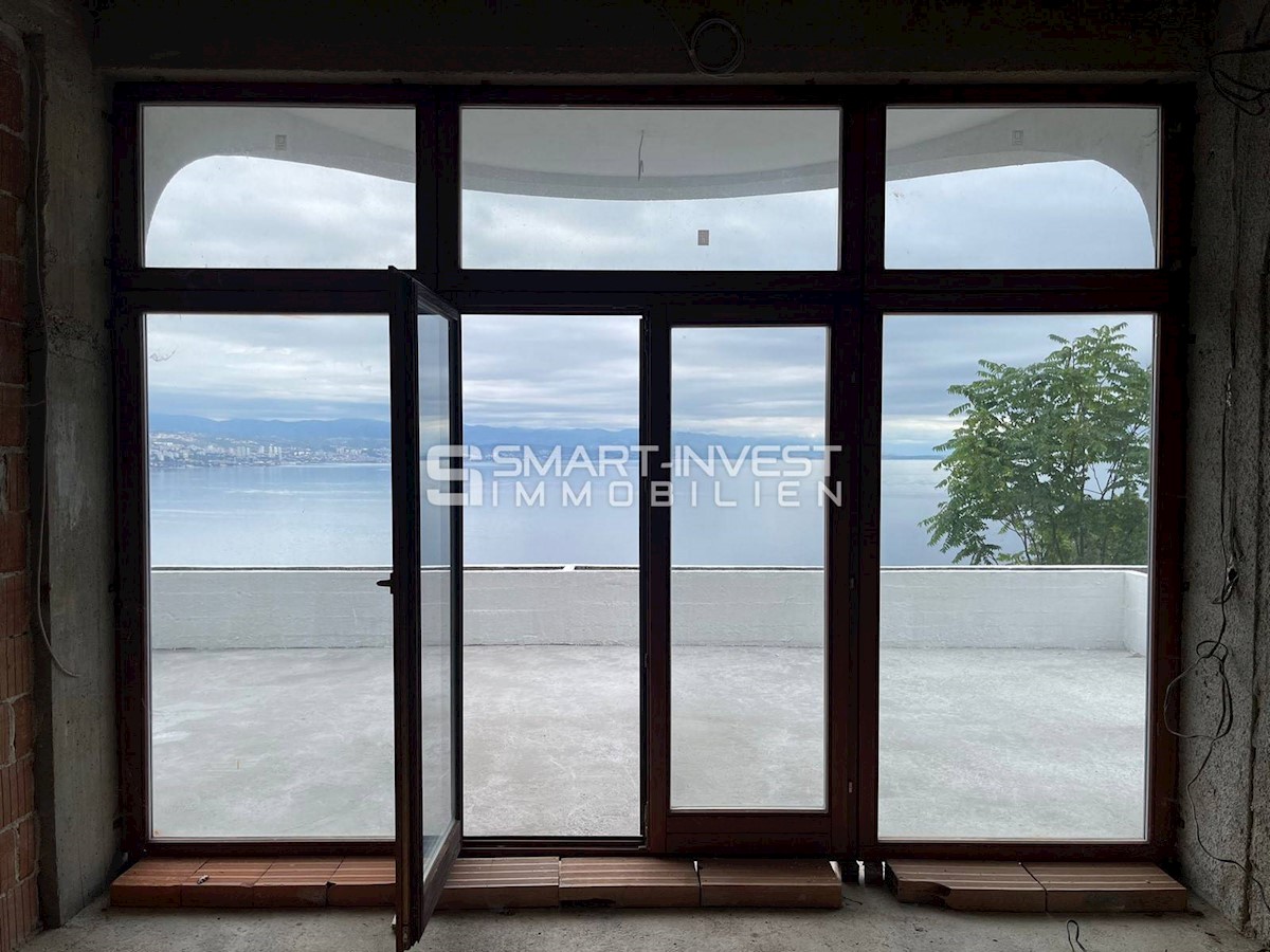 OPATIJA, Apartment of 224 m2 + apartment of 39 m2 with panoramic sea view