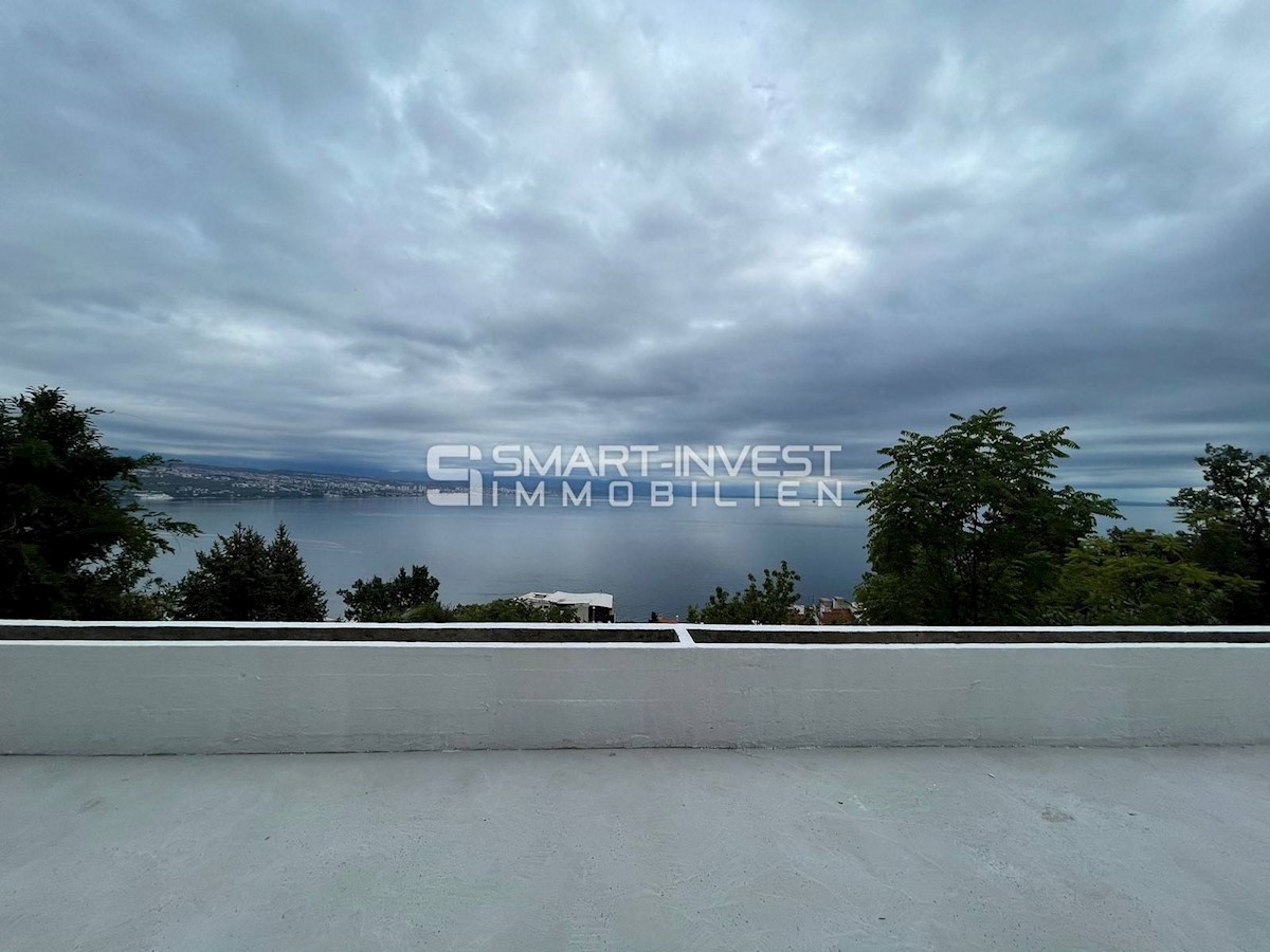 OPATIJA, Apartment of 224 m2 + apartment of 39 m2 with panoramic sea view