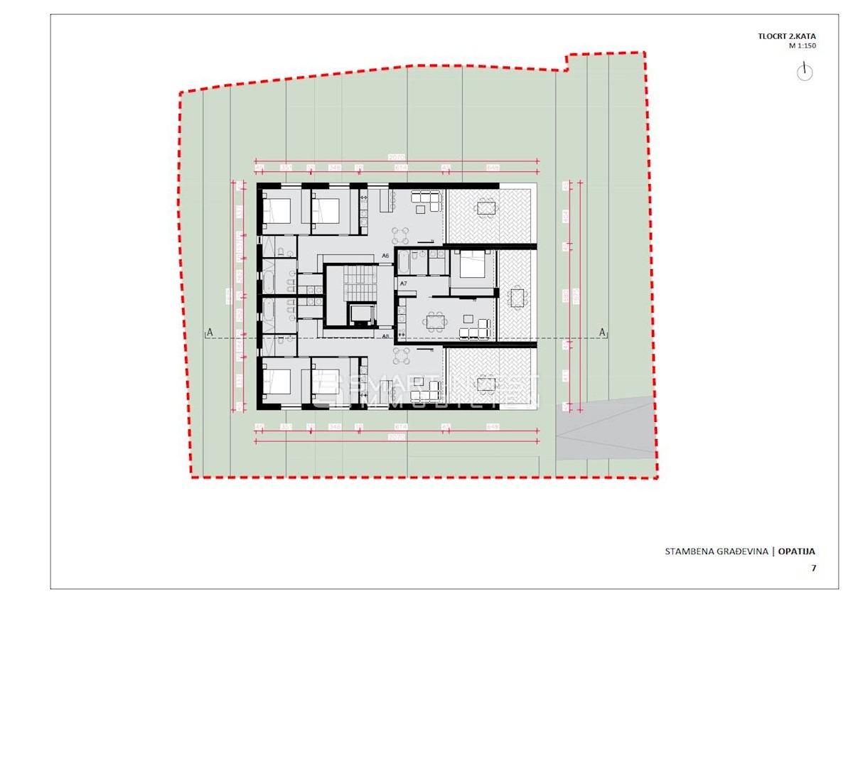 ABBAZIA, appartamento trilocale di lusso con vista mare e garage (A6)