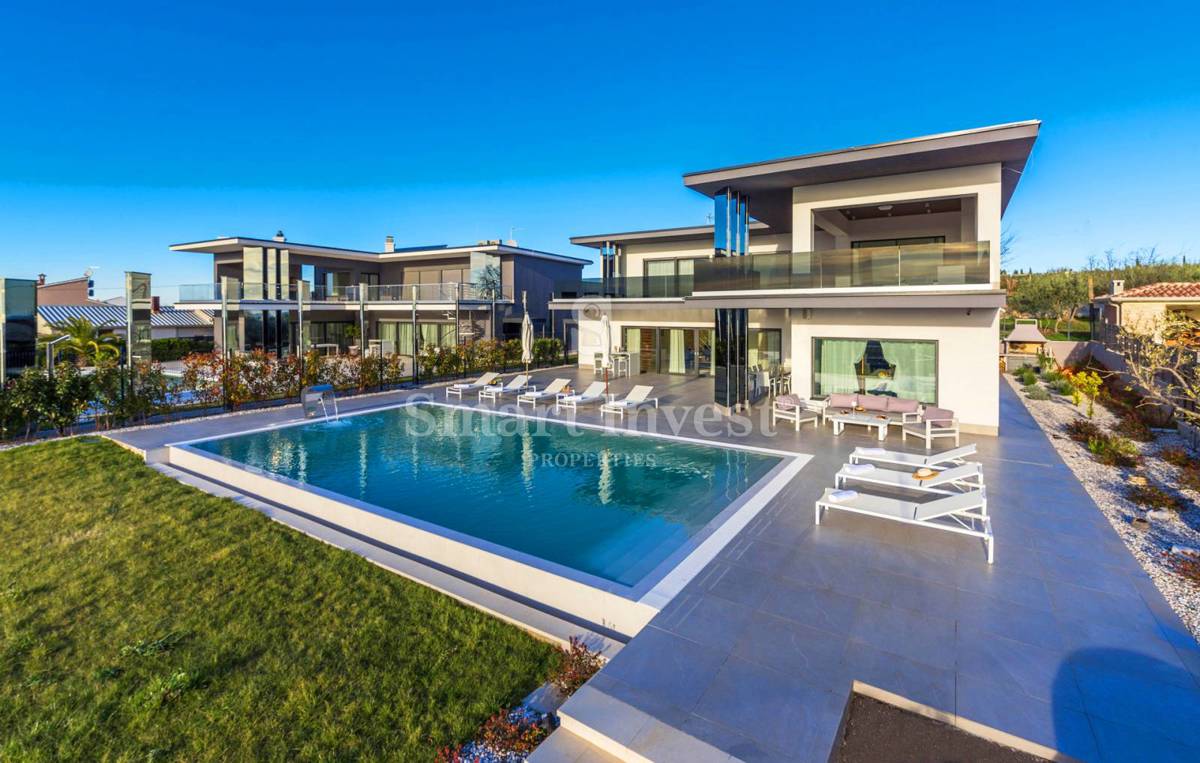 ISTRIA - POREČ, EXCLUSIVE DESIGN VILLA WITH SEA VIEW