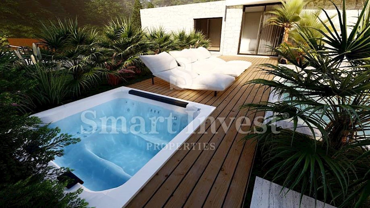 POREČ, LUXURY 4-BEDROOMS VILLA 5 km to the sea, under construction