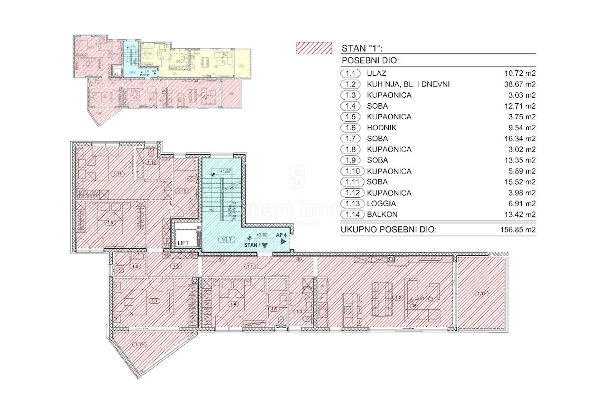 Appartamento Opatija, 65,02m2