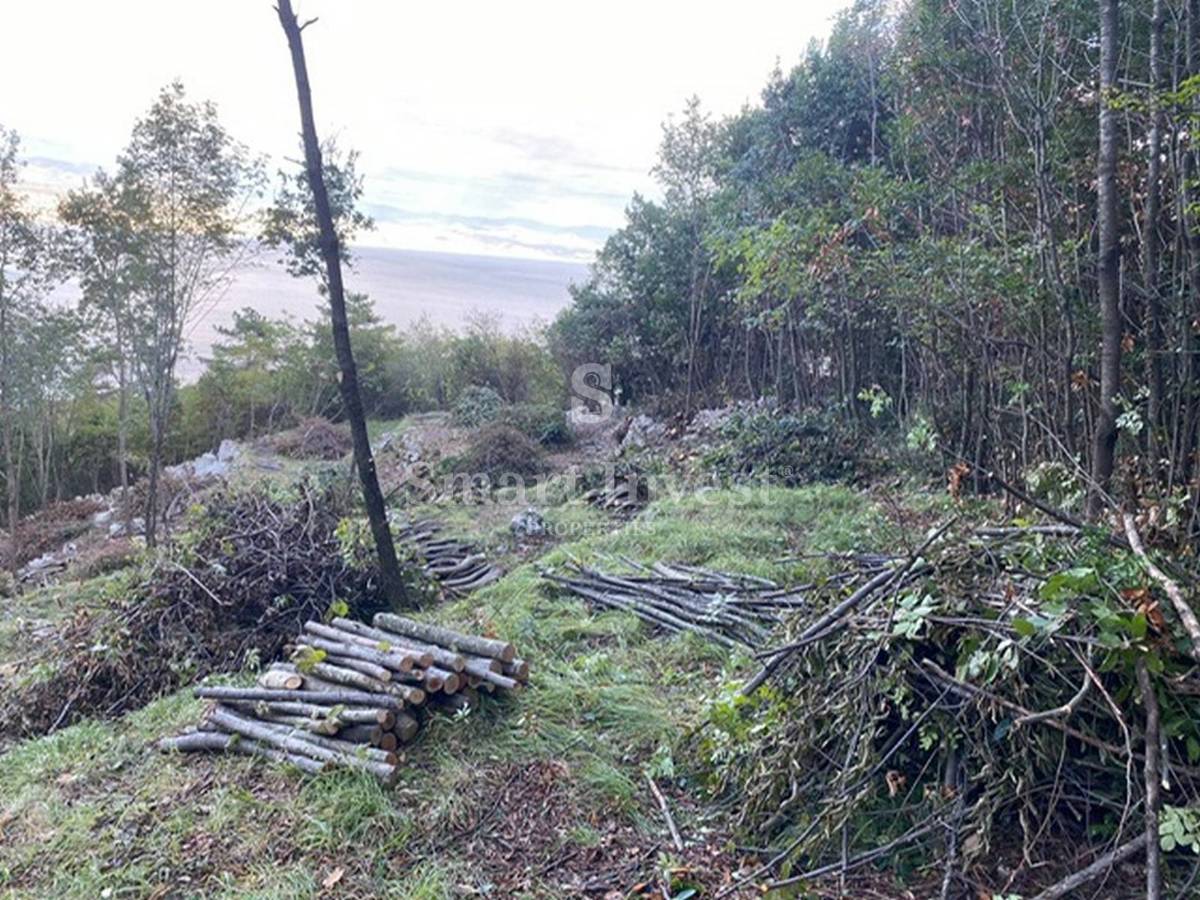 LOVRAN, terreno edificabile di 3055 m2 con vista mare