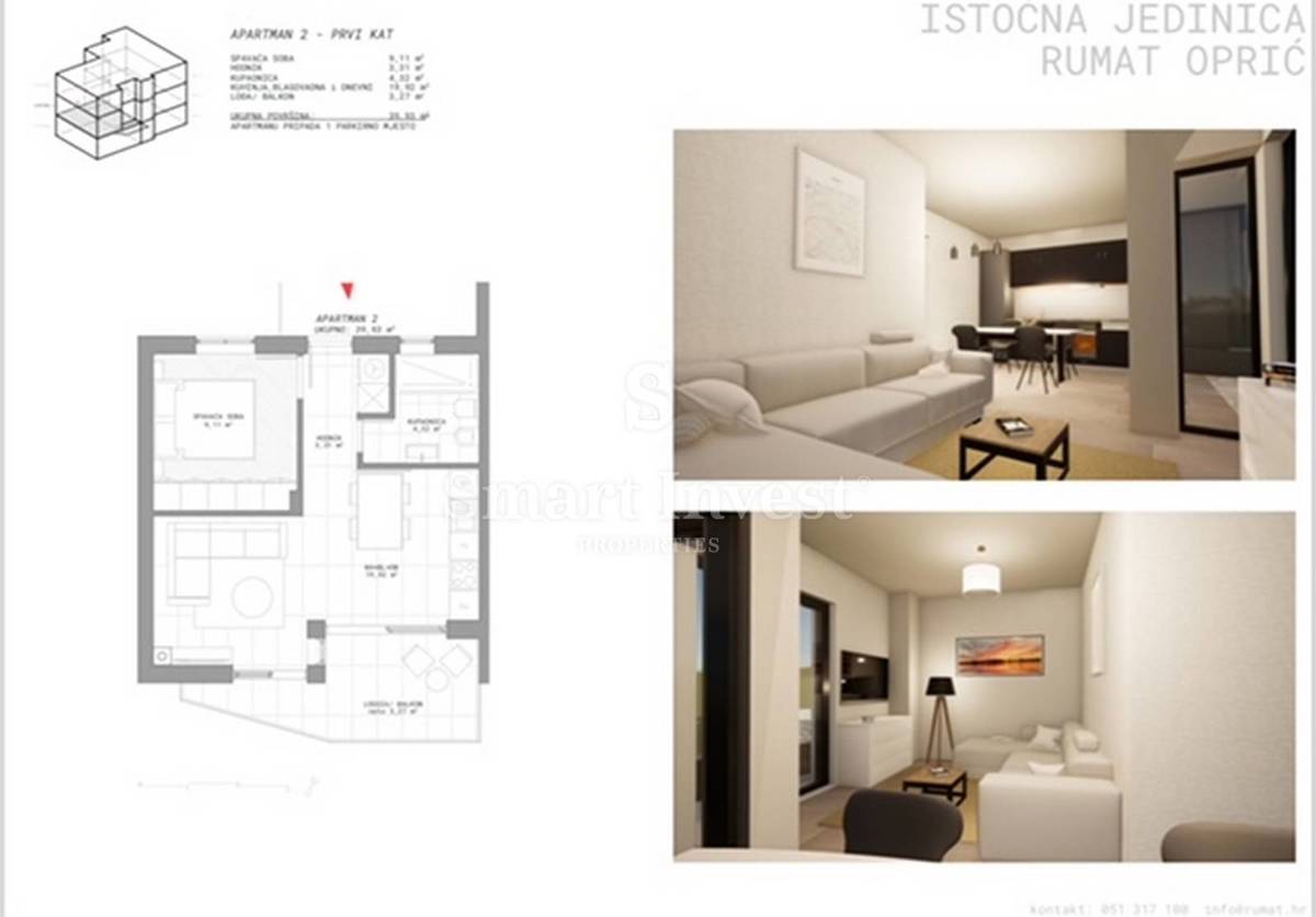 Appartamento Ika, Opatija - Okolica, 69,36m2