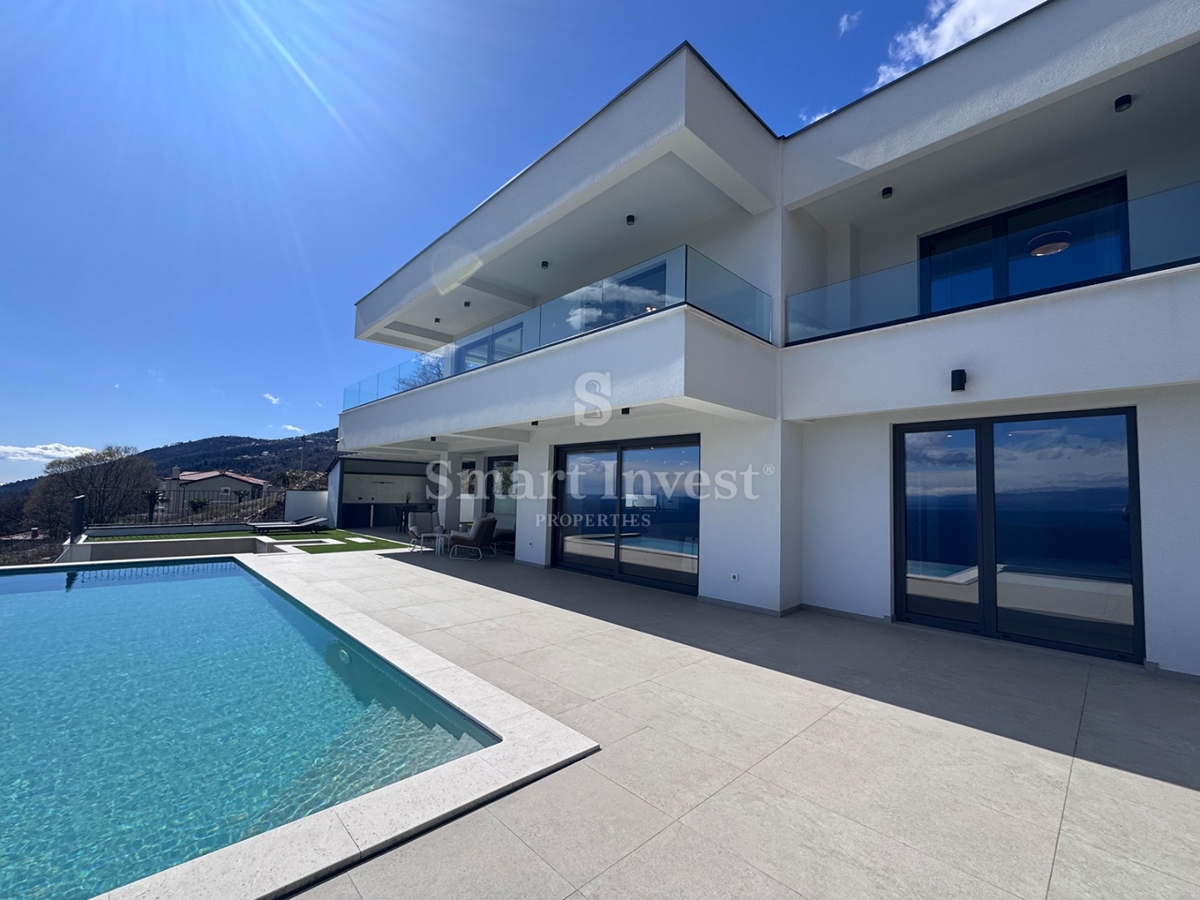 LAURANA, villa moderna con piscina e vista mare!