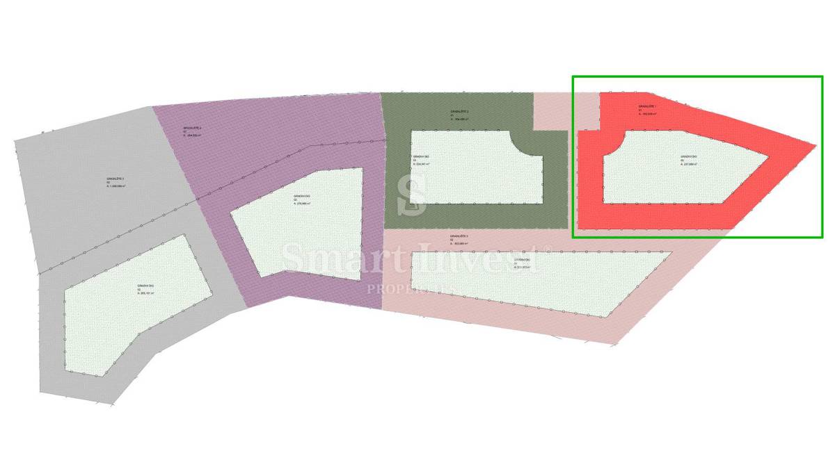 MOŠĆENIČKA DRAGA, land plot of 593 m2 for building a villa near the sea
