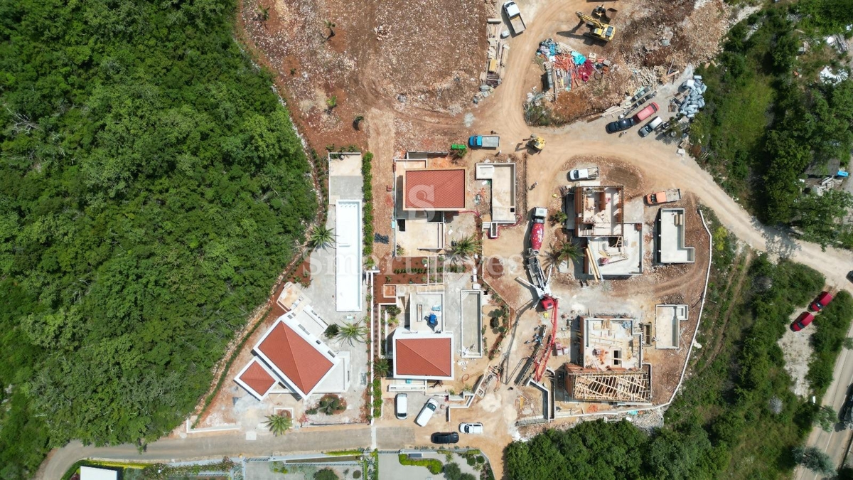 KRK - MALINSKA, villa moderna con piscina, palestra e vista mare