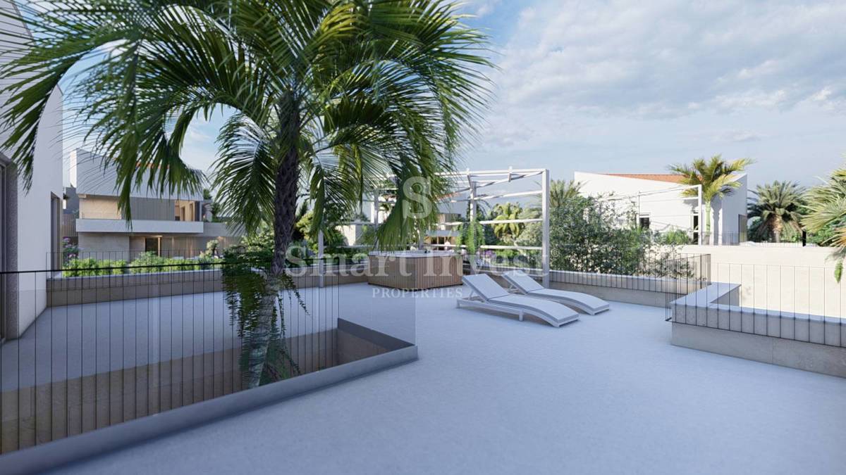 KRK - MALINSKA, villa moderna con piscina, palestra e vista mare