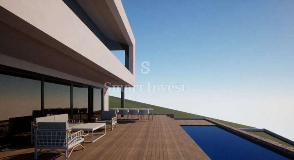 ISTRIA - SVETVINČENAT, terreno di 1215 m2 con permesso di costruire per una villa