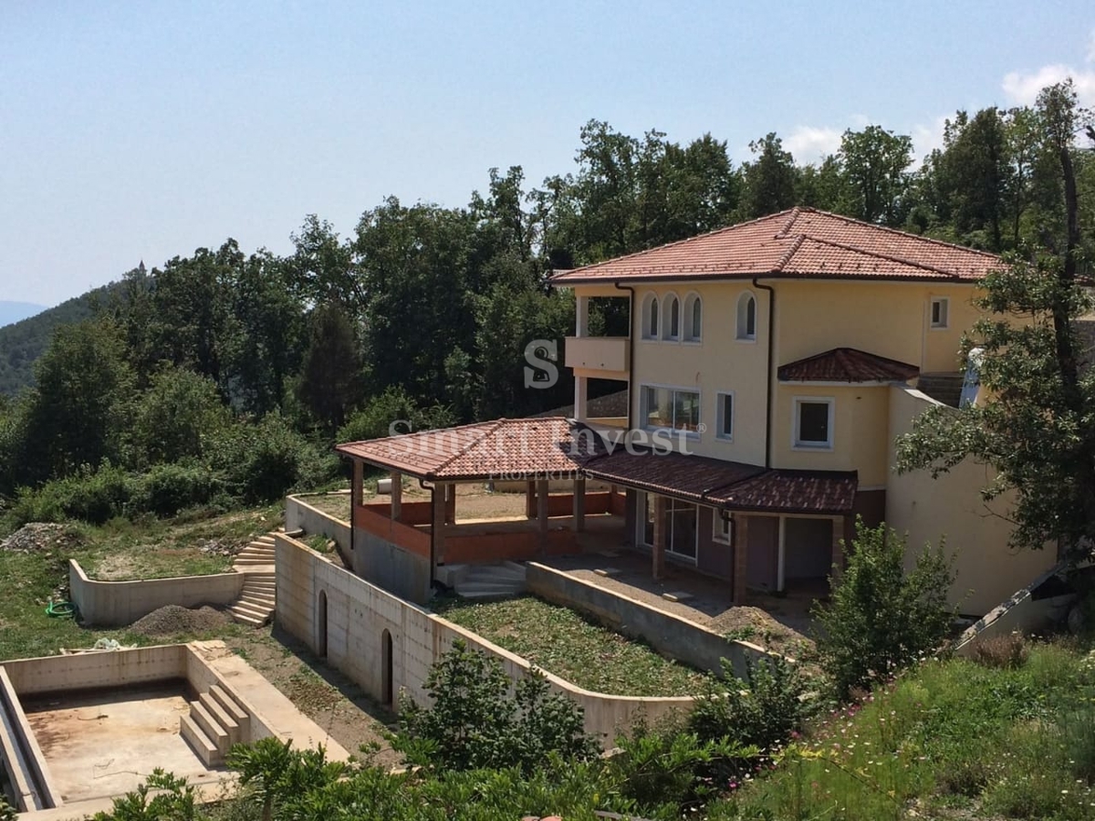 ABBAZIA - VEPRINAC, casa incompiuta con vista panoramica sul mare