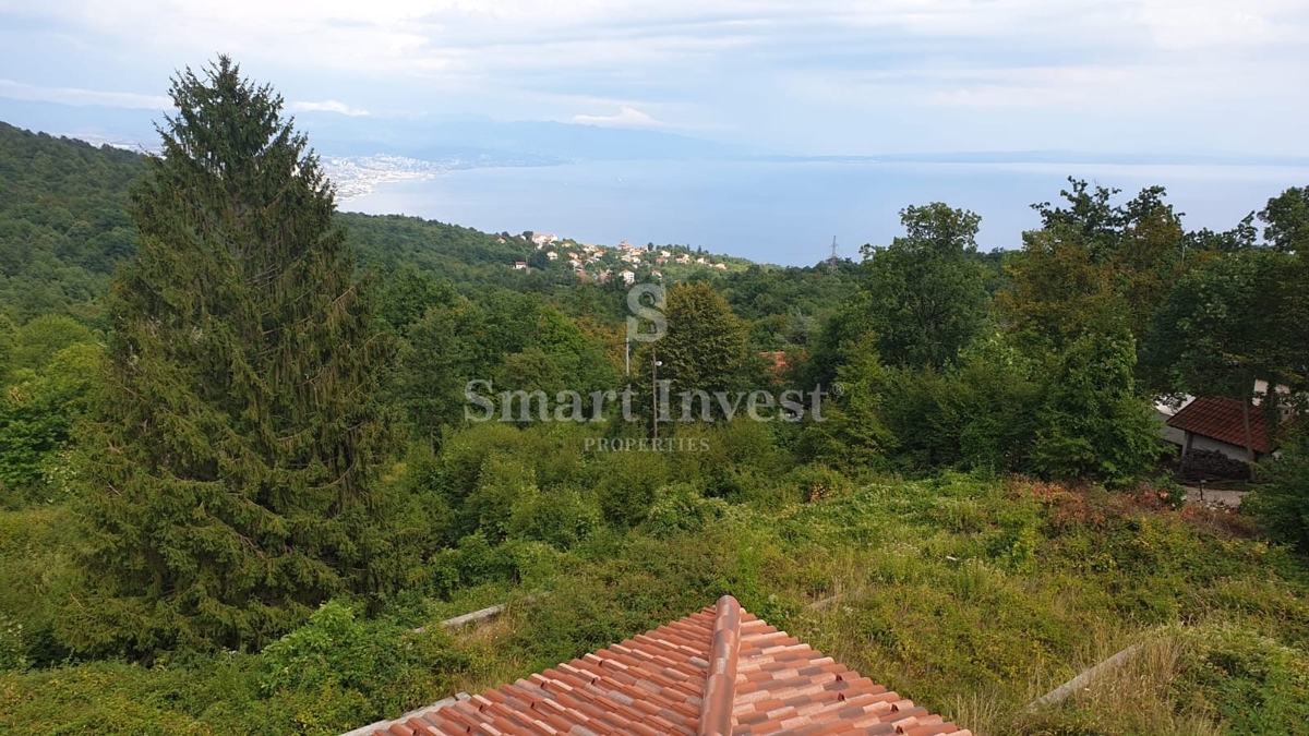 ABBAZIA - VEPRINAC, casa incompiuta con vista panoramica sul mare