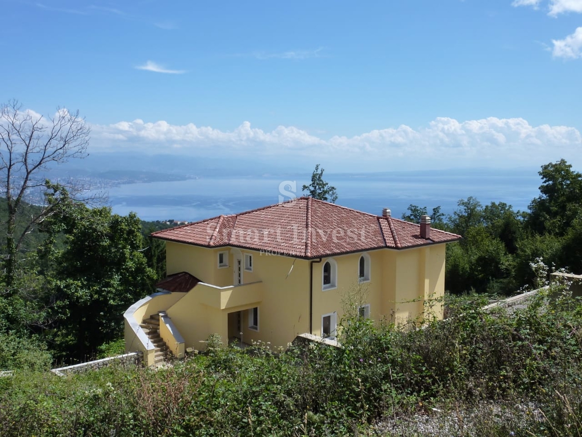 ABBAZIA - VEPRINAC, casa incompiuta con vista panoramica sul mare