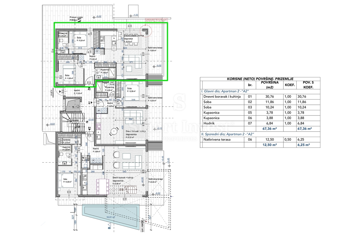 IČIĆI, nuovo appartamento trilocale con terrazza vicino al mare, SOLO NELLA NOSTRA AGENZIA!