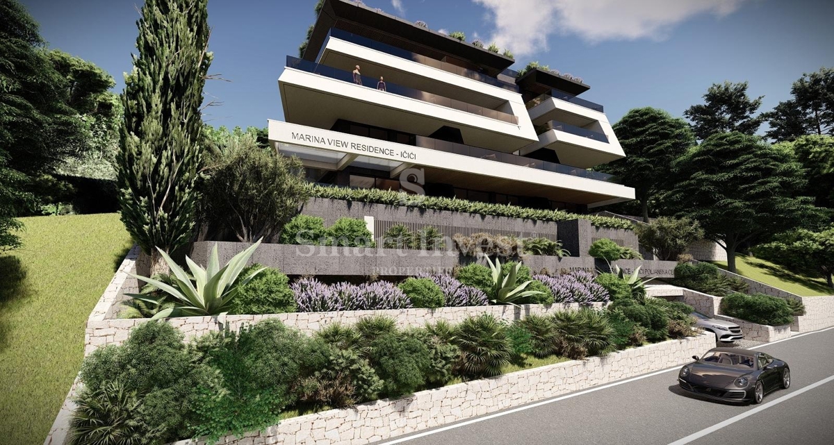 IČIĆI, nuovo appartamento trilocale con terrazza vicino al mare, SOLO NELLA NOSTRA AGENZIA!