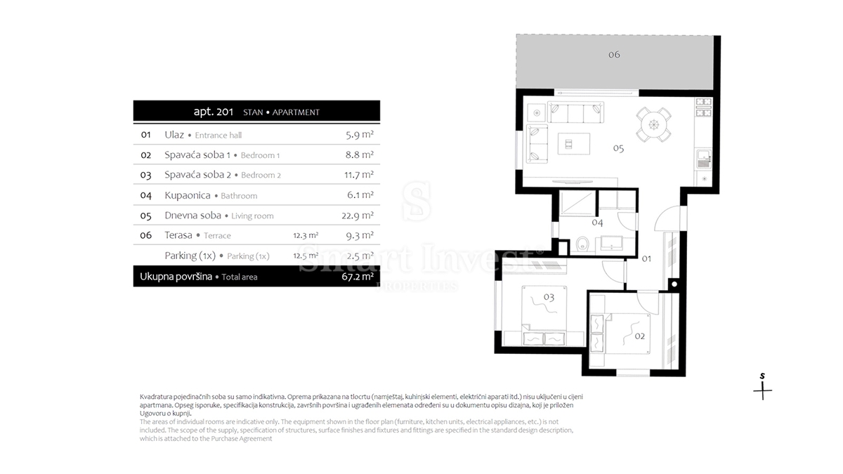 ISTRIA - PREMANTURA, appartamento trilocale con giardino e piscina, in un nuovo edificio
