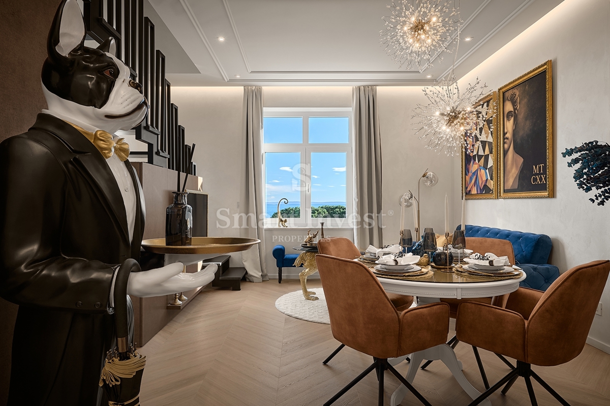 ABBAZIA - CENTRO, lussuoso appartamento trilocale a pochi passi dal mare