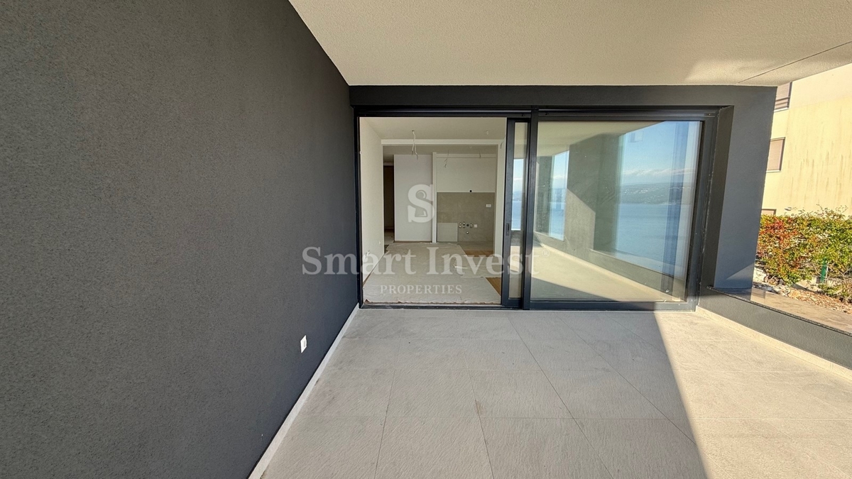 ABBAZIA, appartamento trilocale di lusso con vista mare e garage