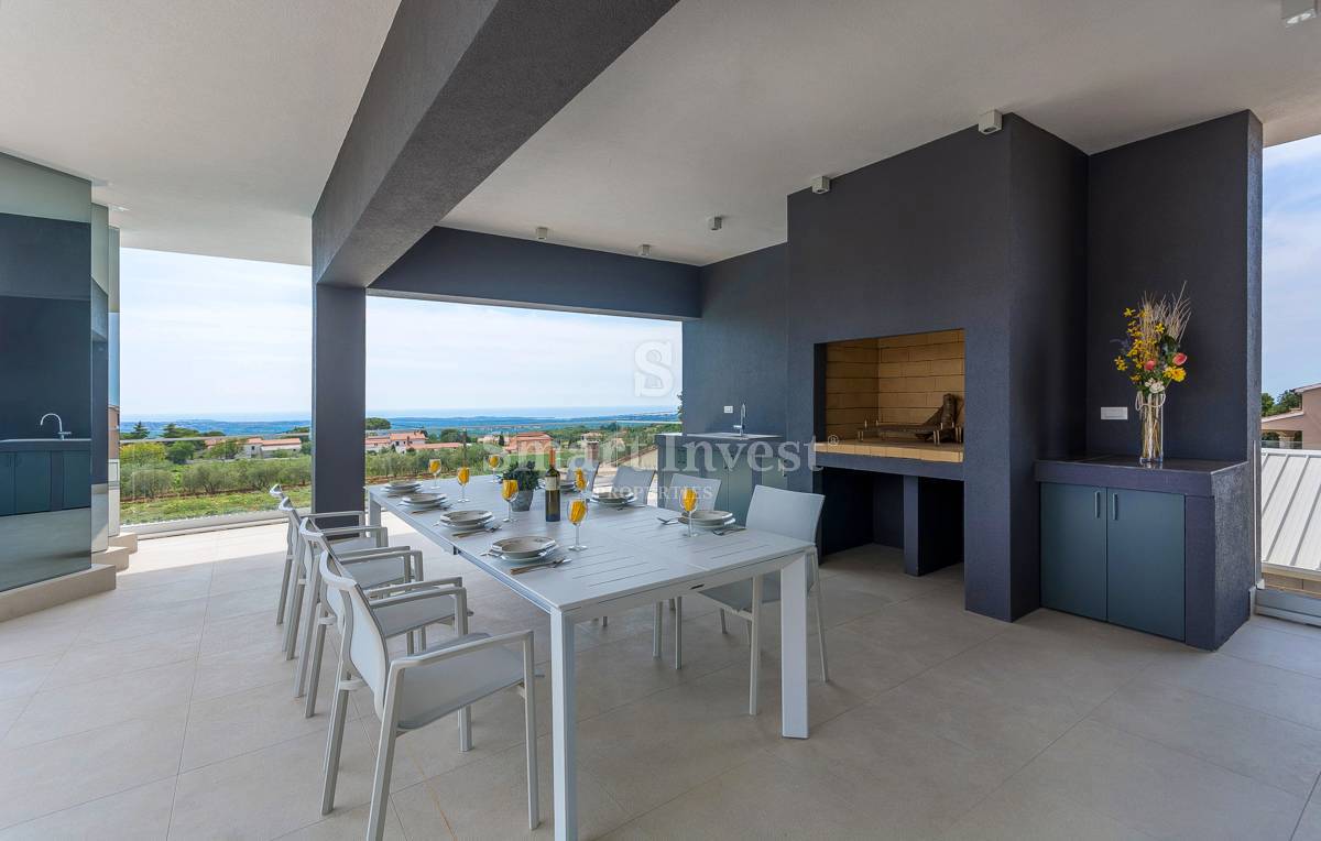ISTRIA - POREČ, EXCLUSIVE DESIGN VILLA WITH SEA VIEW