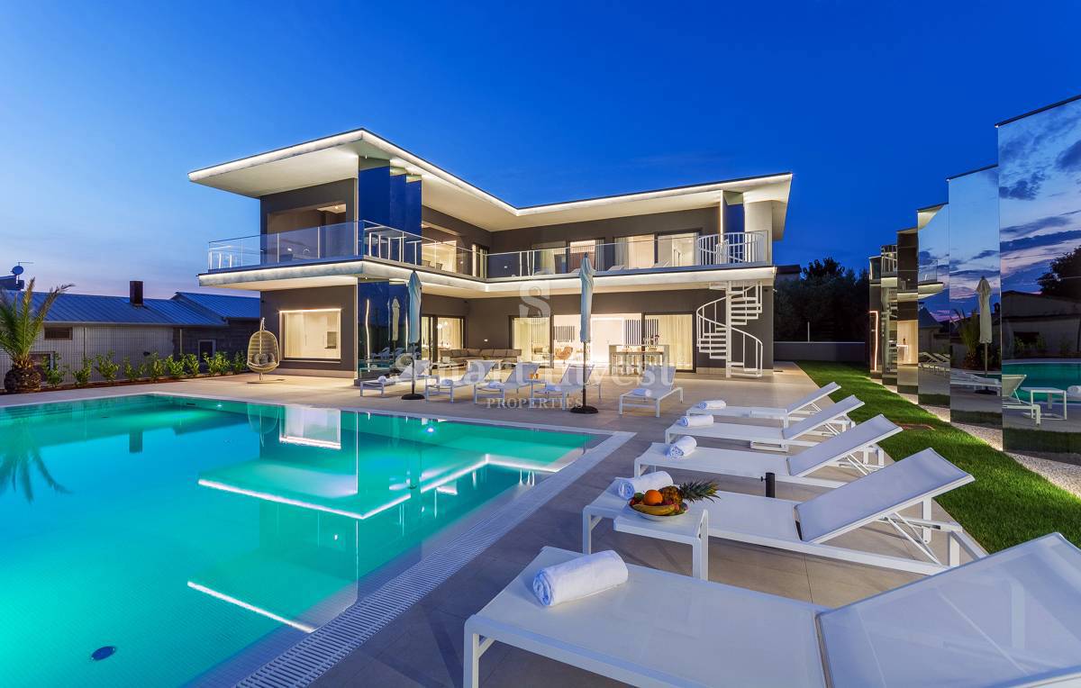 ISTRIA - POREČ, EXCLUSIVE DESIGN VILLA WITH SEA VIEW