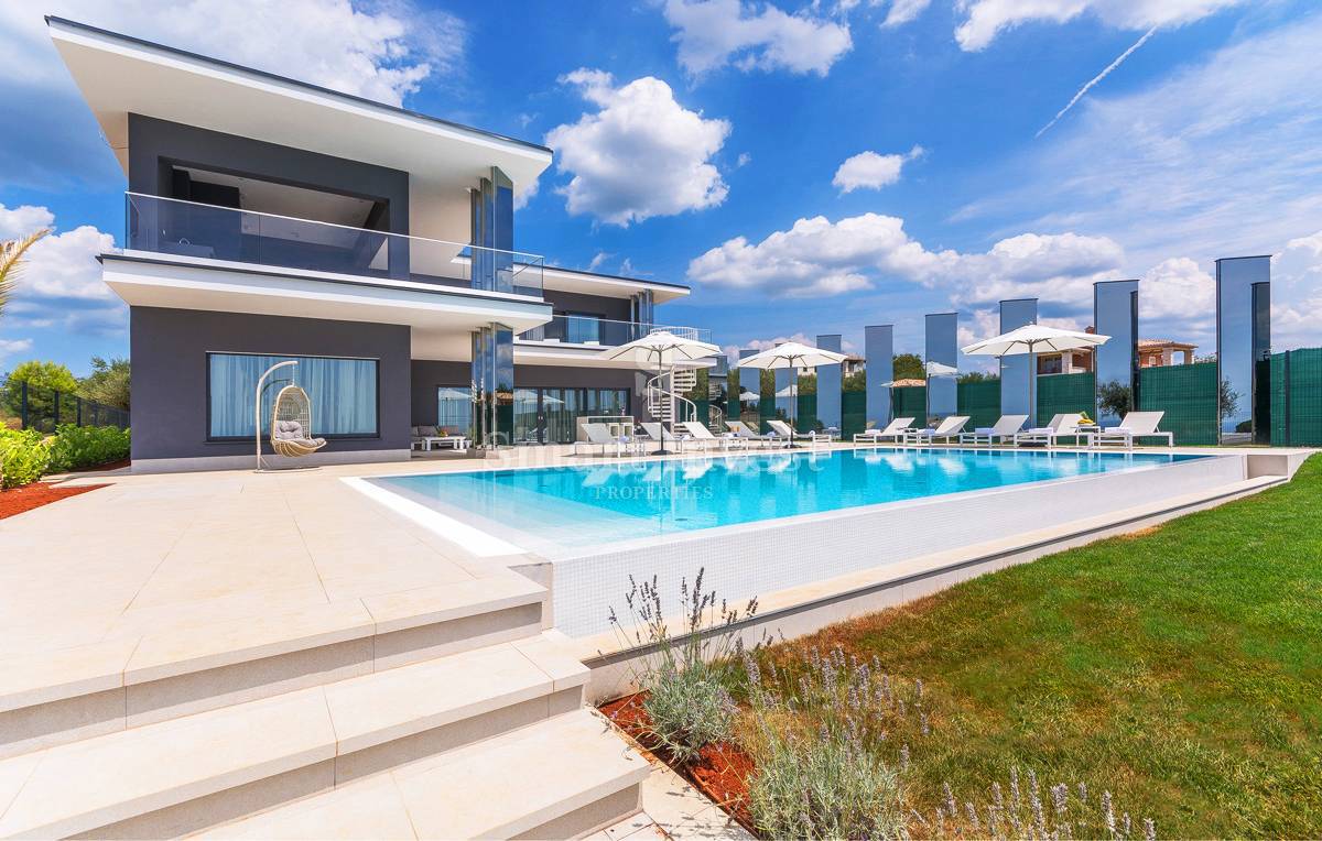 ISTRIA - POREČ, EXCLUSIVE DESIGN VILLA WITH SEA VIEW